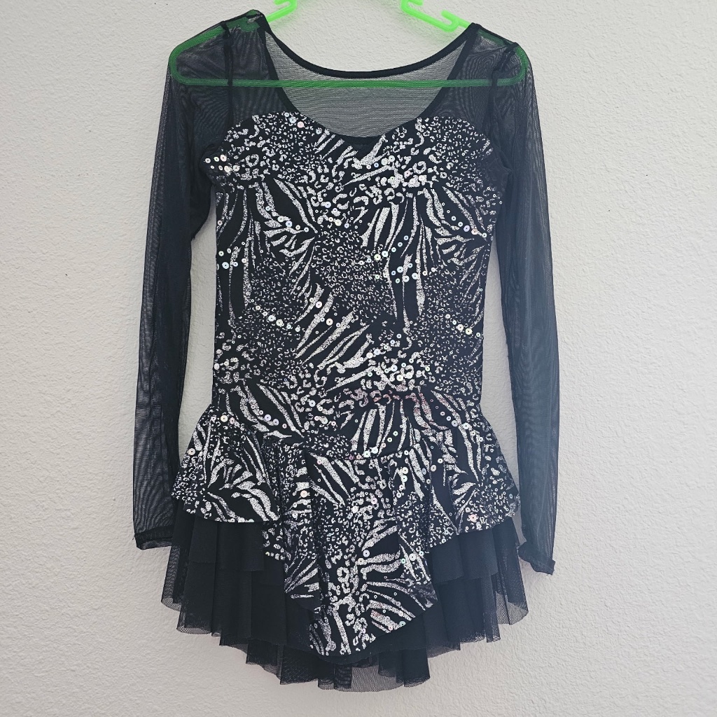 Navy Blue Skating Dress
